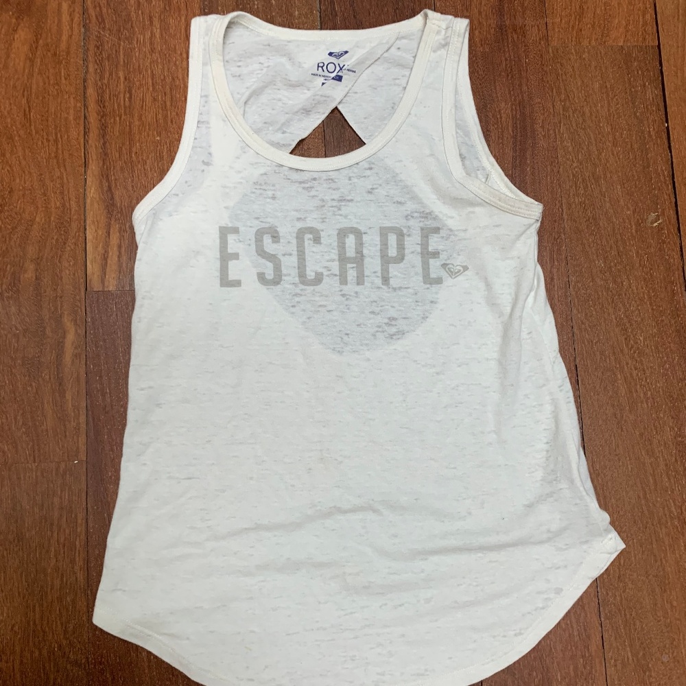 Roxy Diamond Cutout Tank